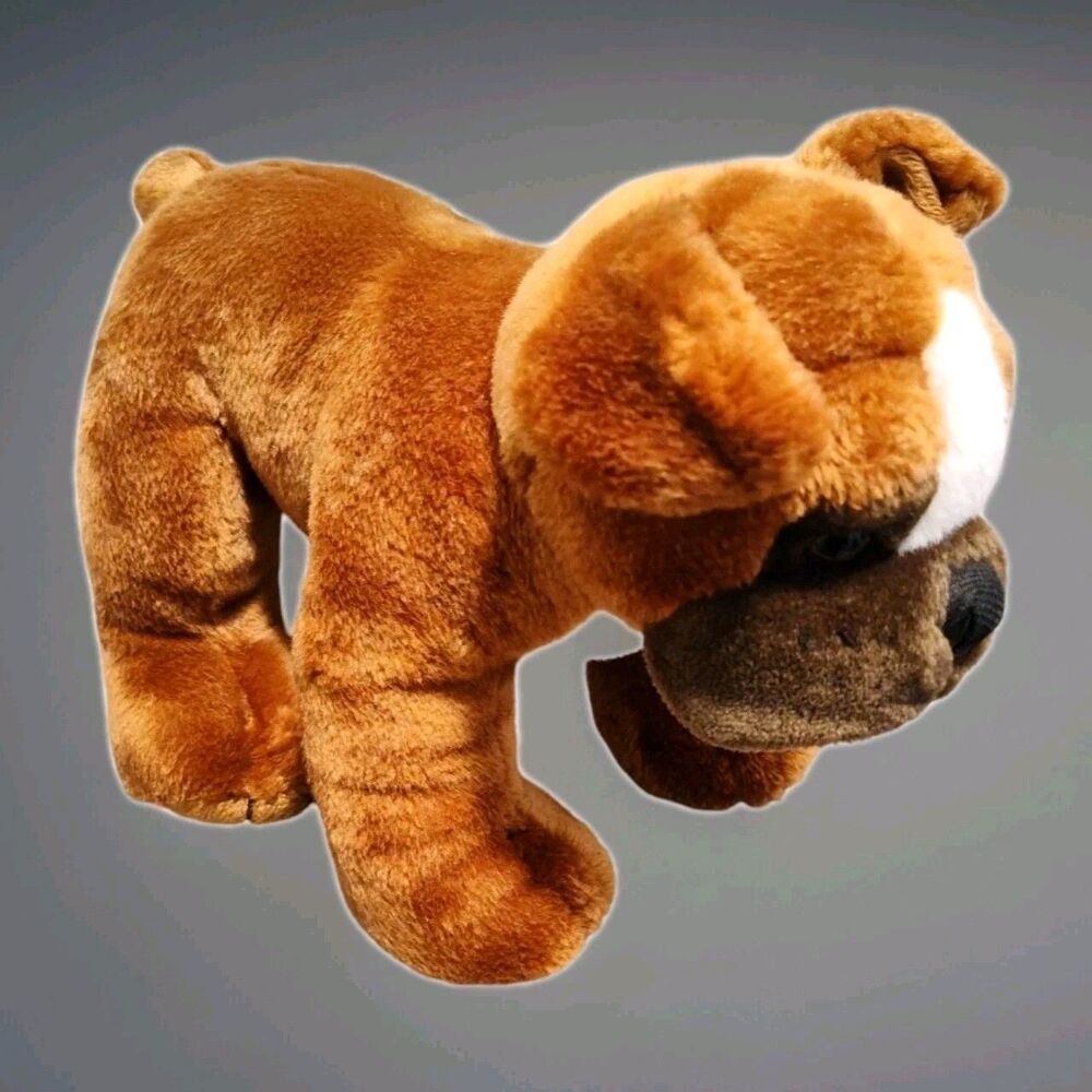 Build-A-Bear BAB Workshop Plush Brown Boxer Dog Stuffed Animal
